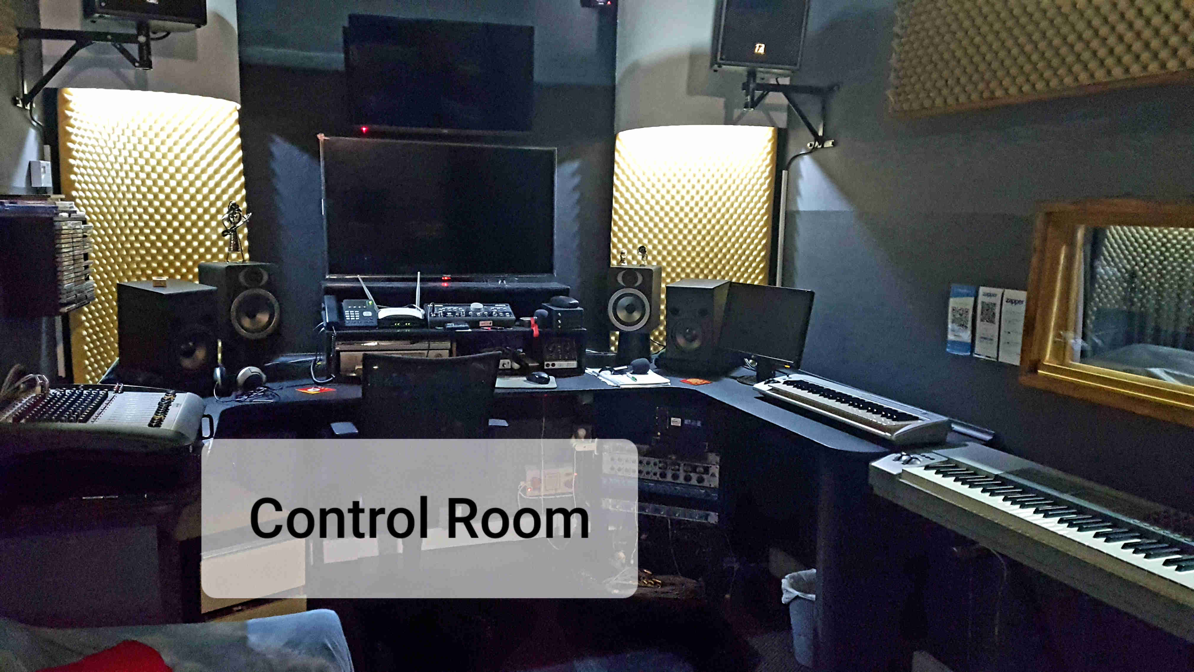 Studio Control Room at Sounds Right Studio Records PTY LTD Springs